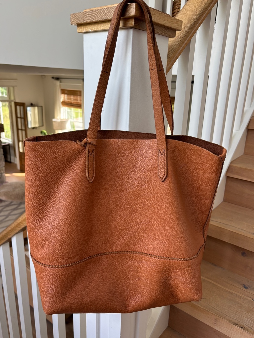 Madewell Transport Tote, English Saddle Leather